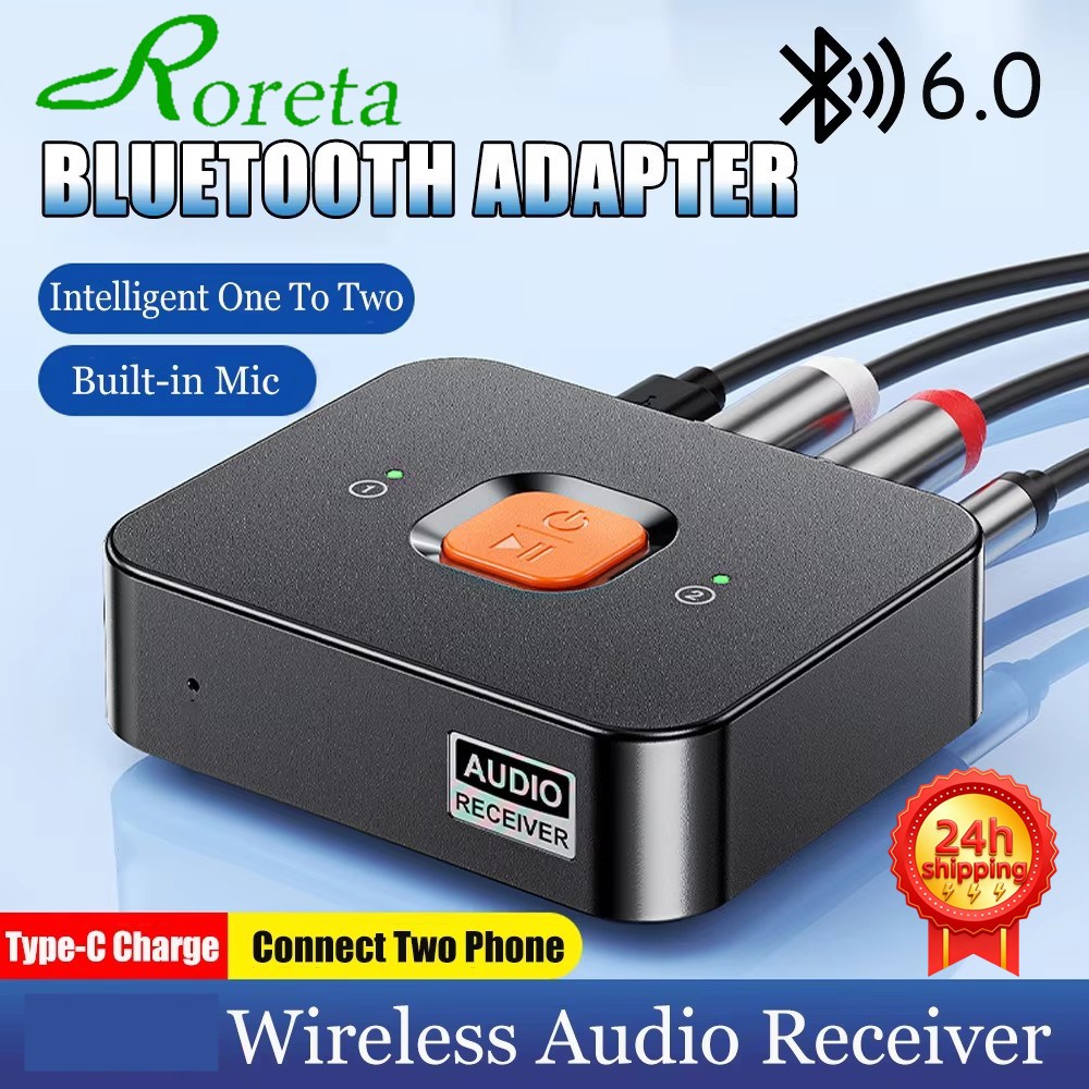 Home Cinema Receiver - Penerima Bluetooth 6.0 3.5Mm AUX Jack
