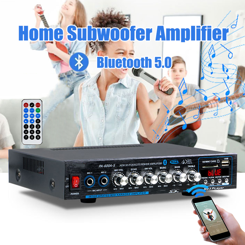 Home Cinema Receiver - Amplifier Bluetooth Hifi Profesional Daya Tinggi