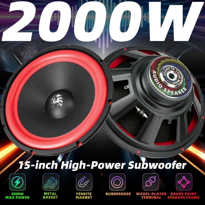 1 Buah Subwoofer Mobil 15 Inci - Home Cinema Theater ulasan dan harga