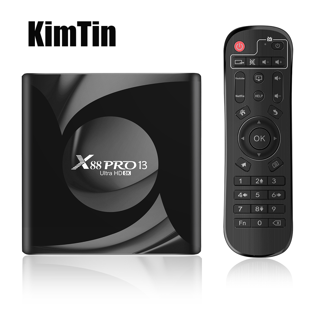 X88 Pro 13 4GB 64GB 32GB, Smar - Home Cinema Youtube ulasan dan harga
