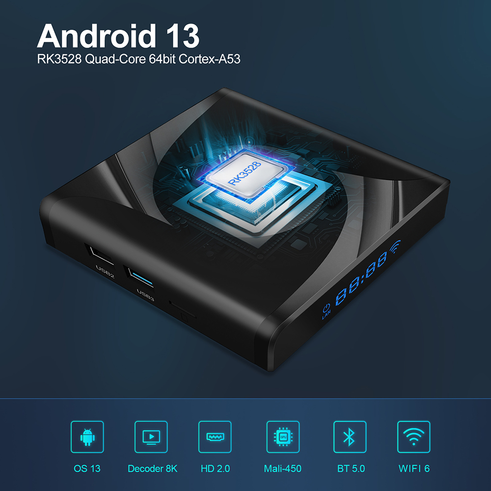 X88 Pro 13 4GB 64GB 32GB, Smar - Home Cinema Youtube ulasan dan harga