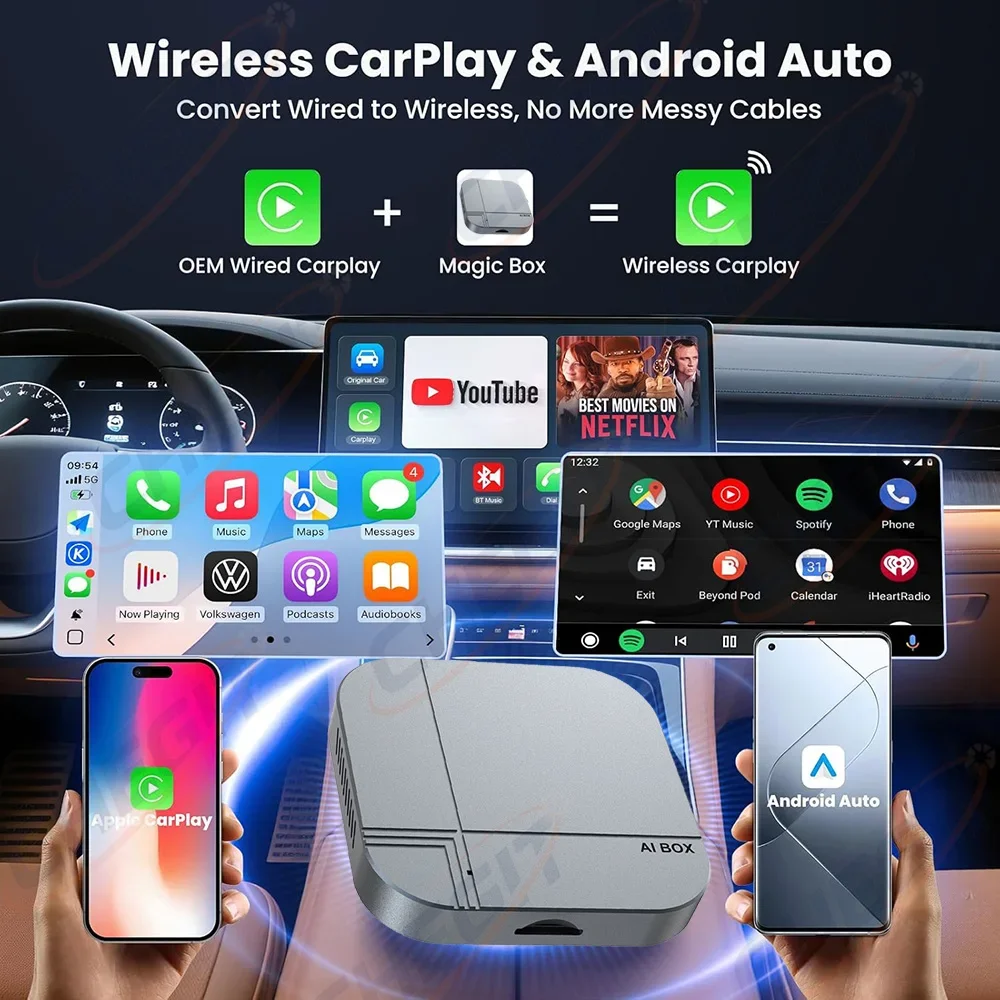 Android14 Smart AI Box 4G+64G/ - Home Cinema Youtube ulasan dan harga