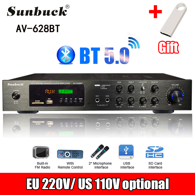 110/220V 2000W Amplifier Daya  - Home Cinema Receiver ulasan dan harga