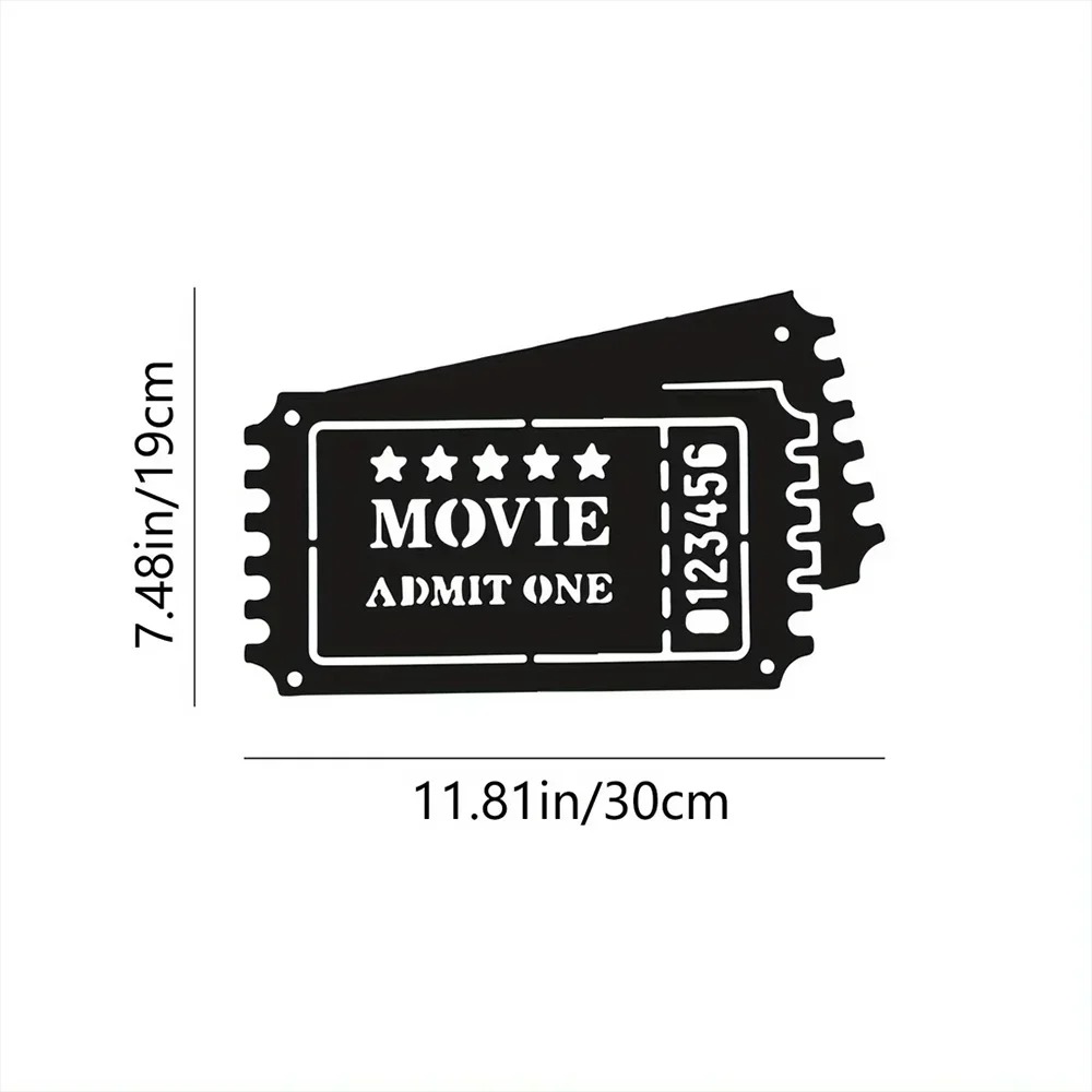 CIFBUY Hiasan Dinding Besi Ber - Home Cinema Theater ulasan dan harga