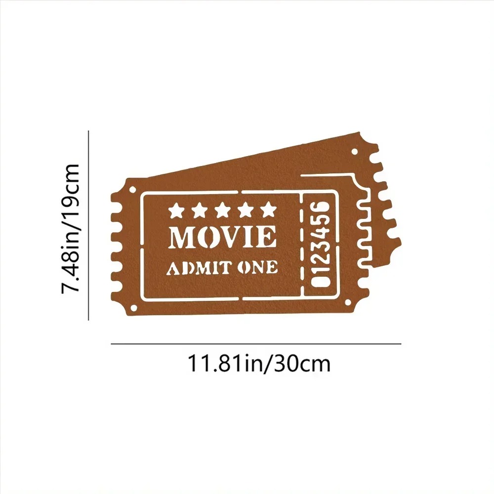 CIFBUY Hiasan Dinding Besi Ber - Home Cinema Theater ulasan dan harga