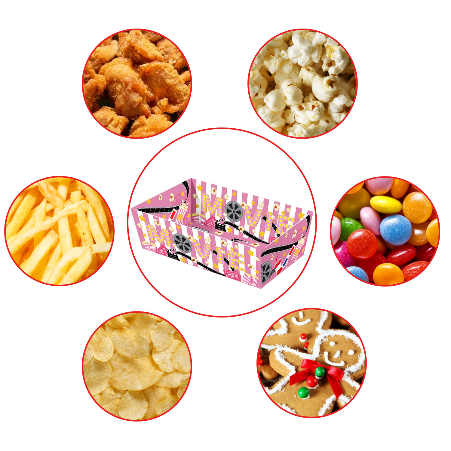 Nampan Kertas Sekali Pakai unt - Home Cinema Events ulasan dan harga