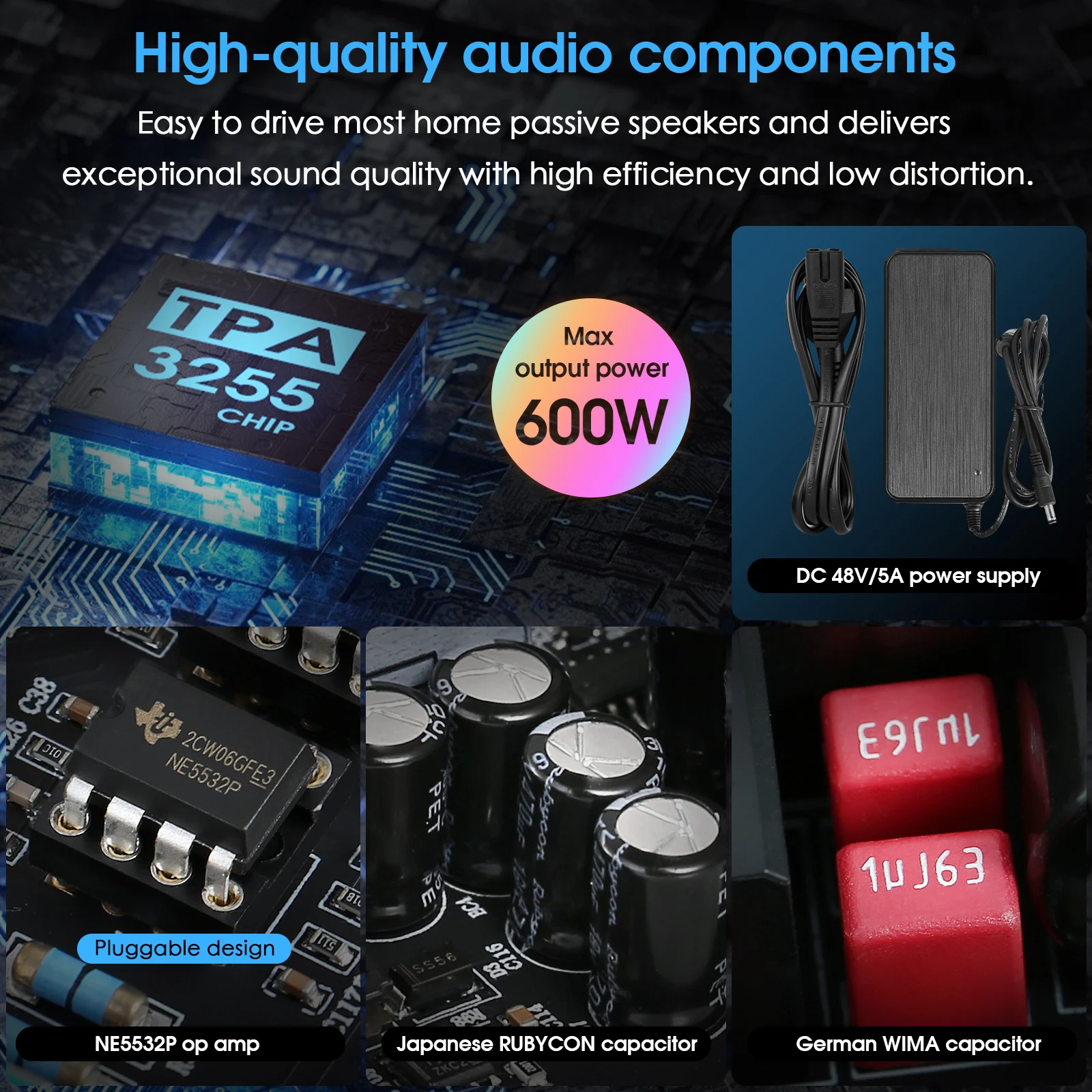 Douk Audio NS-13G-MAX HiFi 2.0 - Home Cinema Receiver ulasan dan harga