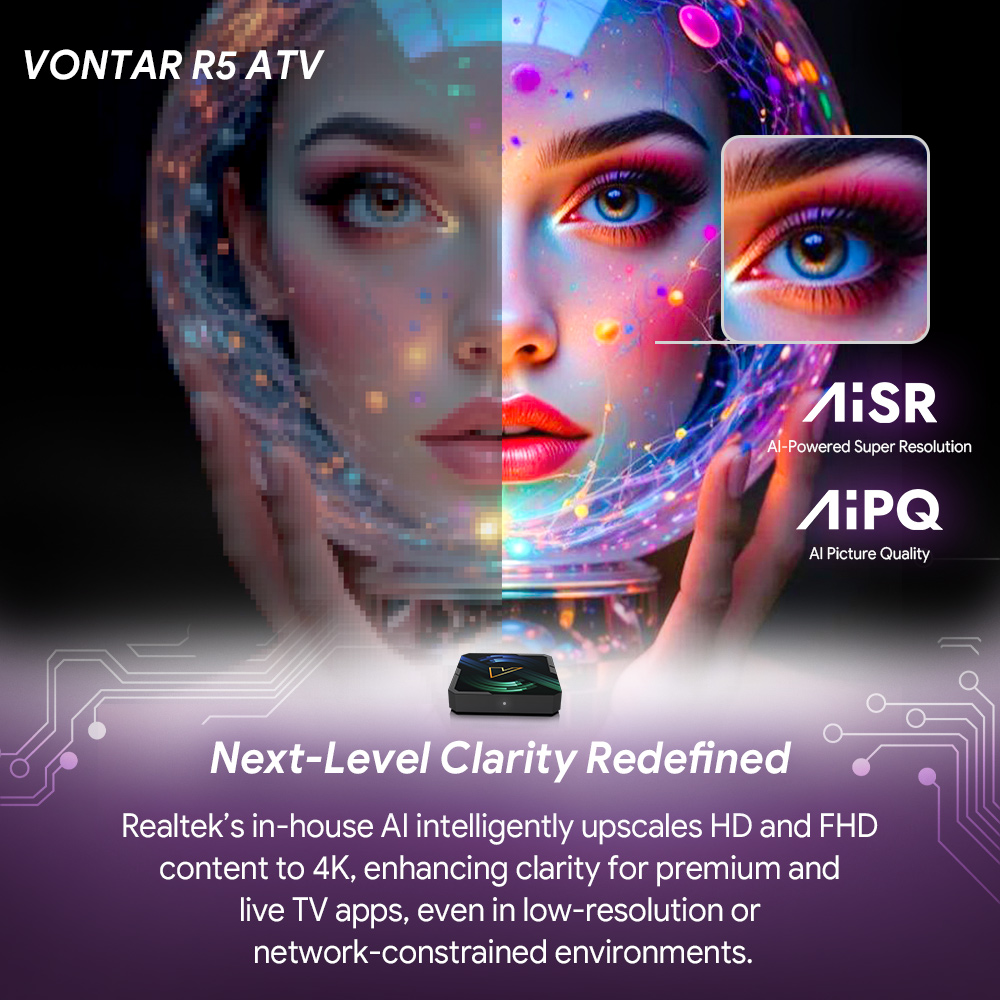VONTAR R5 ATV TV Box Android14 - Home Cinema Youtube ulasan dan harga