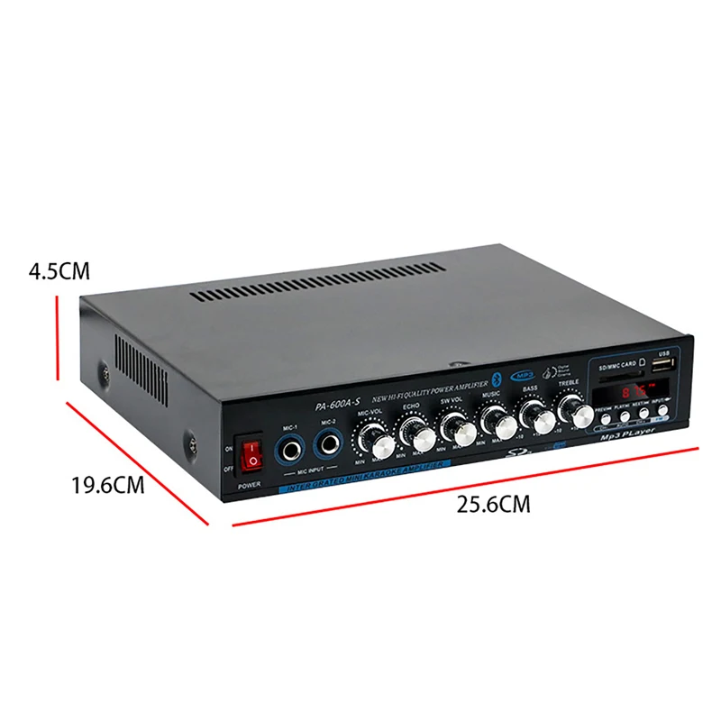 Amplifier Bluetooth Hifi Profe - Home Cinema Receiver ulasan dan harga