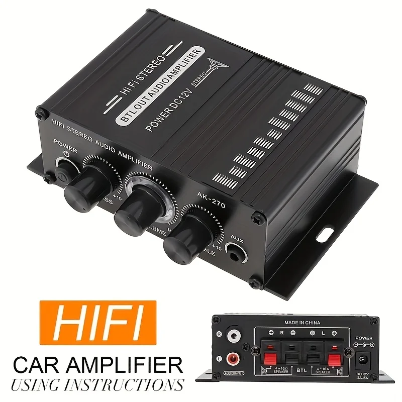 AK-270 400W Amplifier Daya Min - Home Cinema Theater ulasan dan harga