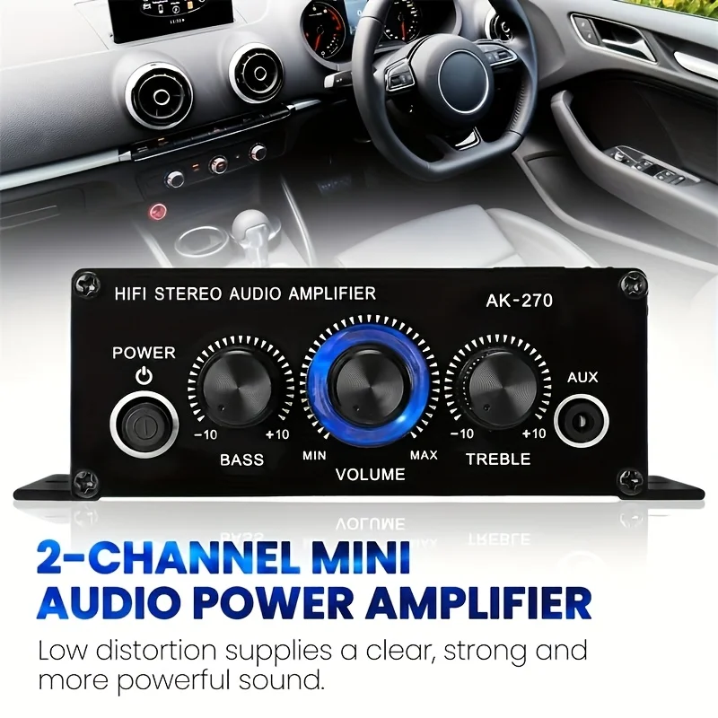 AK-270 400W Amplifier Daya Min - Home Cinema Theater ulasan dan harga