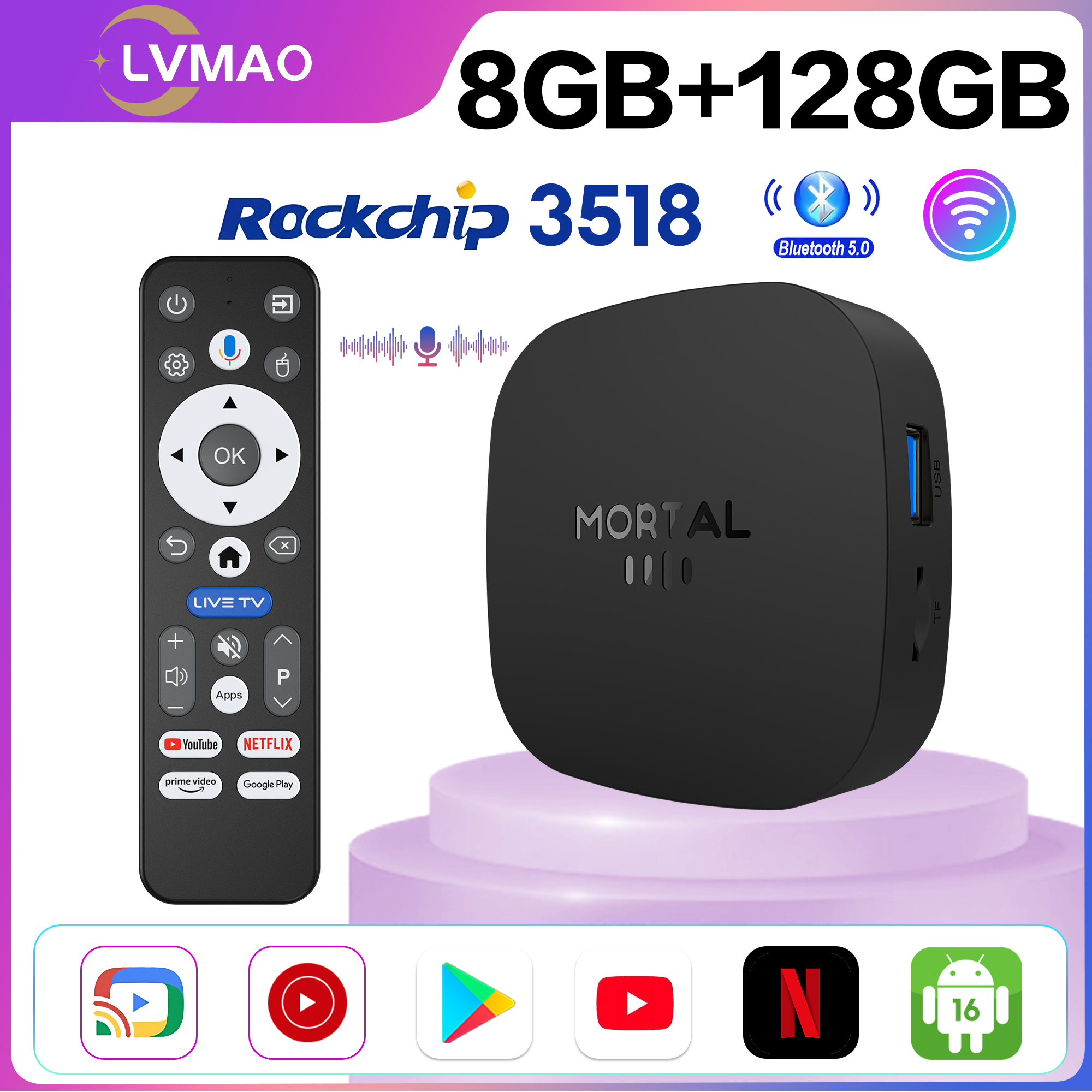 2026 NEW TV BOX T1+ RK3518 Sma - Home Cinema Youtube ulasan dan harga