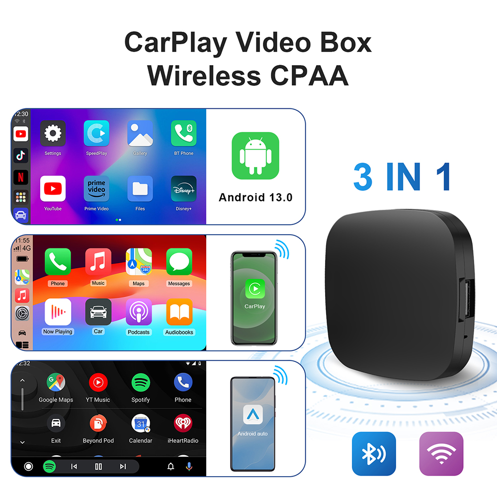 Android 13 CarPlay kotak TV ni - Home Cinema Youtube ulasan dan harga
